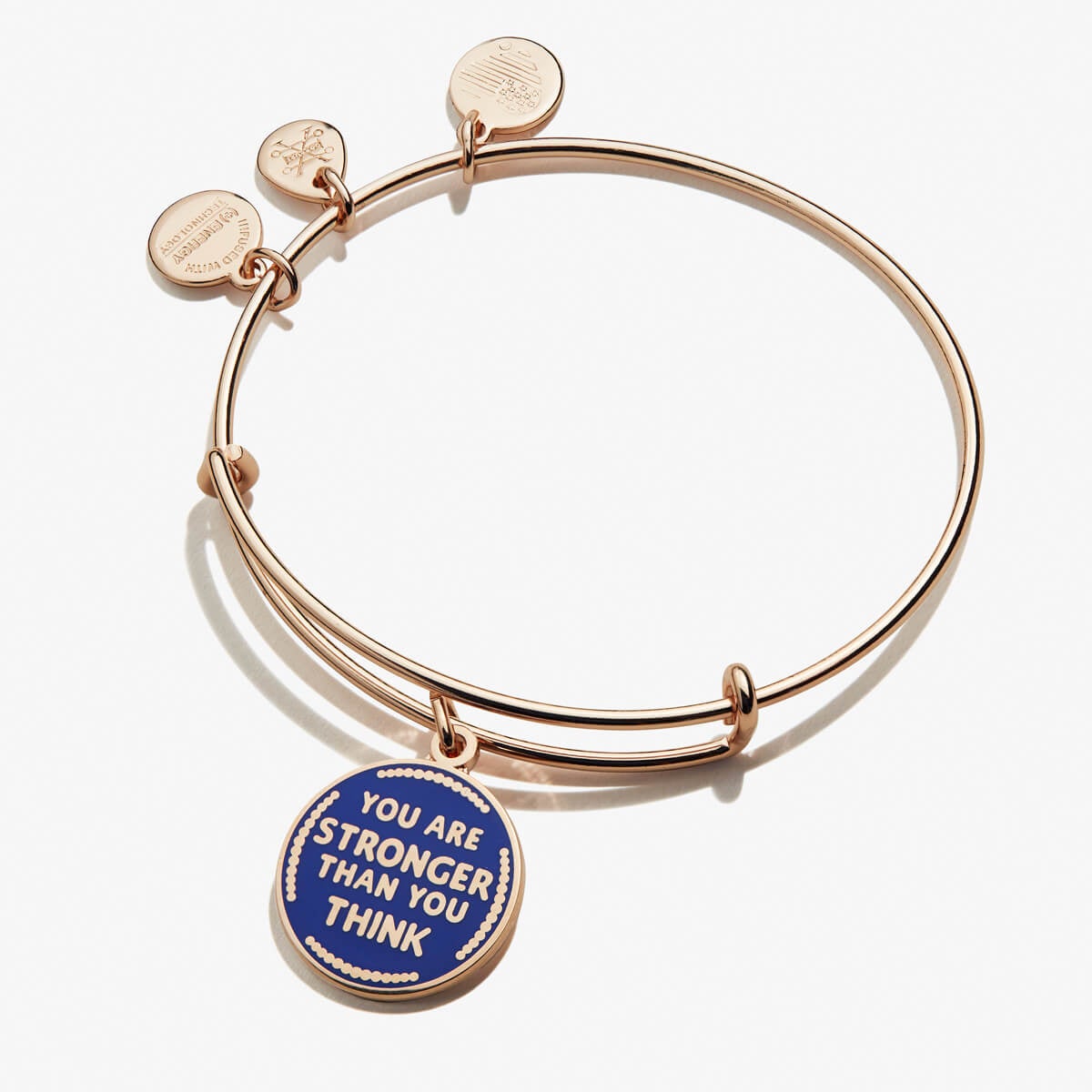 'You Are Stronger Than You Think' Charm Bangle
